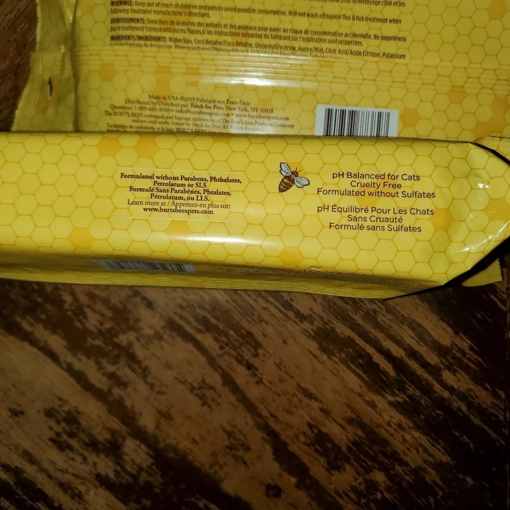 Burts Bees Dander Reducing Cat Wipes